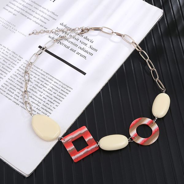 trendy acrylic resin beads pendant necklaces women charm necklace collar fashion accessories jewelery link chain neckles, Silver
trendy acrylic resin beads pendant necklaces women charm necklace collar fashion accessories jewelery link chain neckles, Silver