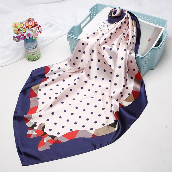 2020 fashion dot print hair scarf for women square shawls silk satin hijab scarfs red 90*90cm luxury kerchief scarves for ladies, Blue;gray
2020 fashion dot print hair scarf for women square shawls silk satin hijab scarfs red 90*90cm luxury kerchief scarves for ladies, Blue;gray