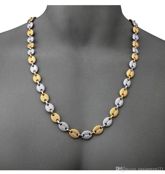 hiphop men's chain two tone cuban chains necklace for men/women jewelry 29.5 inch long necklaces for gifts, Silver
hiphop men's chain two tone cuban chains necklace for men/women jewelry 29.5 inch long necklaces for gifts, Silver