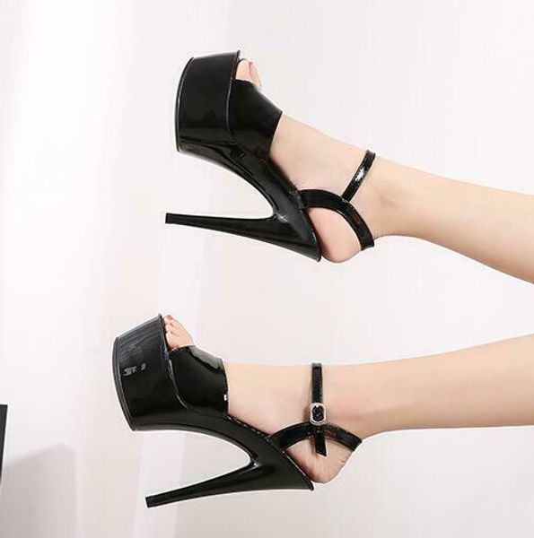womens patent leather peep toe ankle strap buckle sandal platform stiletto shoes, Black
womens patent leather peep toe ankle strap buckle sandal platform stiletto shoes, Black