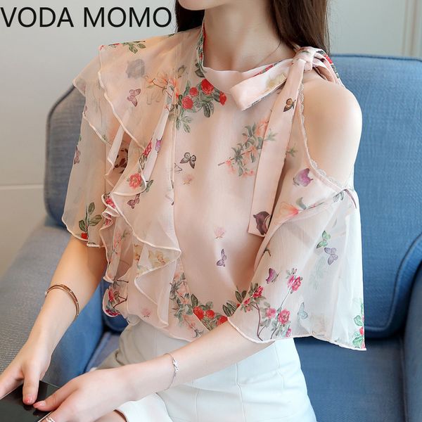 women's blouses & shirts fashion women and print pink chiffon blouse shirt summer womens clothing blusas femininas, White
women's blouses & shirts fashion women and print pink chiffon blouse shirt summer womens clothing blusas femininas, White