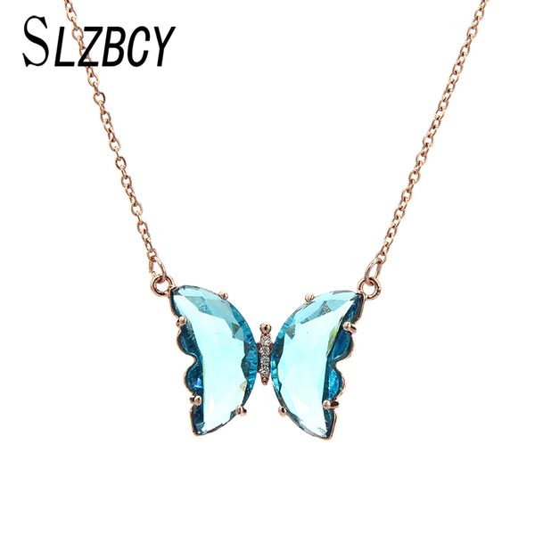 new acrylic crystal big butterfly pendant necklace rose gold color long chain clavicle necklaces fashion jewelry for women gifts, Silver
new acrylic crystal big butterfly pendant necklace rose gold color long chain clavicle necklaces fashion jewelry for women gifts, Silver