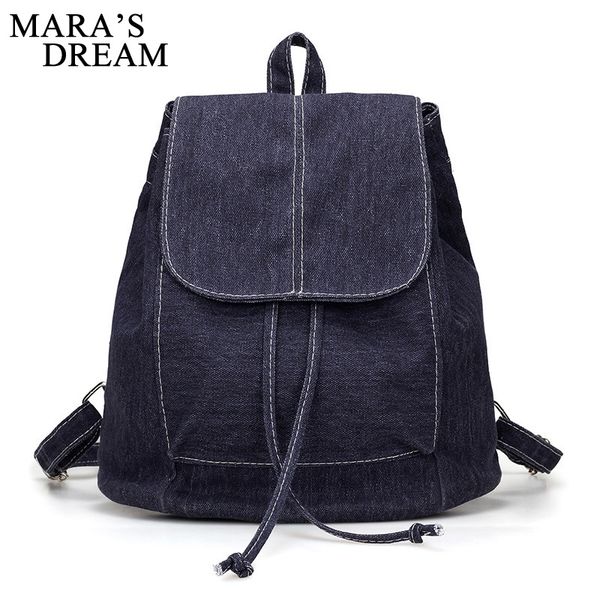 mara's dream 2020 leisure women denim backpacks drawstring solid color school bags for women teenager girls small rucksack
mara's dream 2020 leisure women denim backpacks drawstring solid color school bags for women teenager girls small rucksack