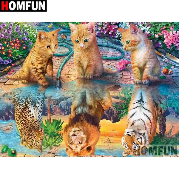 homfun diy 5d diamond painting "cat tiger lion leopard" cross stitch square round diamond embroidery handwork rhinestone a27779
homfun diy 5d diamond painting "cat tiger lion leopard" cross stitch square round diamond embroidery handwork rhinestone a27779