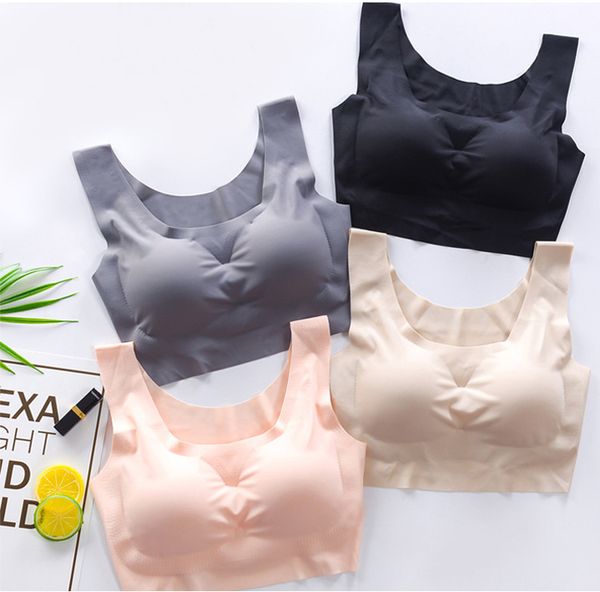 b019 women seamless yoga bra grey black champagne quick dry comfortable sports bra push up padded shakeproof running, White;black
b019 women seamless yoga bra grey black champagne quick dry comfortable sports bra push up padded shakeproof running, White;black