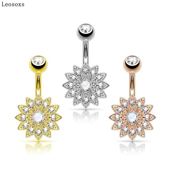 leosoxs 1 piece korean fashion piercing belly button ring exquisite fashion flower-shaped navel button body piercing jewelry, Slivery;golden
leosoxs 1 piece korean fashion piercing belly button ring exquisite fashion flower-shaped navel button body piercing jewelry, Slivery;golden