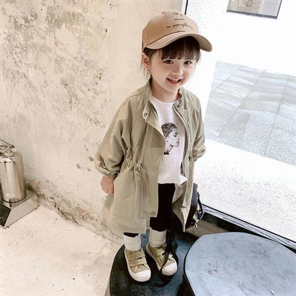baby girls windbreaker 1-7 years old children's trench cotton japanese and korean style girls mid-length waist trench coat, Blue;gray 
baby girls windbreaker 1-7 years old children's trench cotton japanese and korean style girls mid-length waist trench coat, Blue;gray