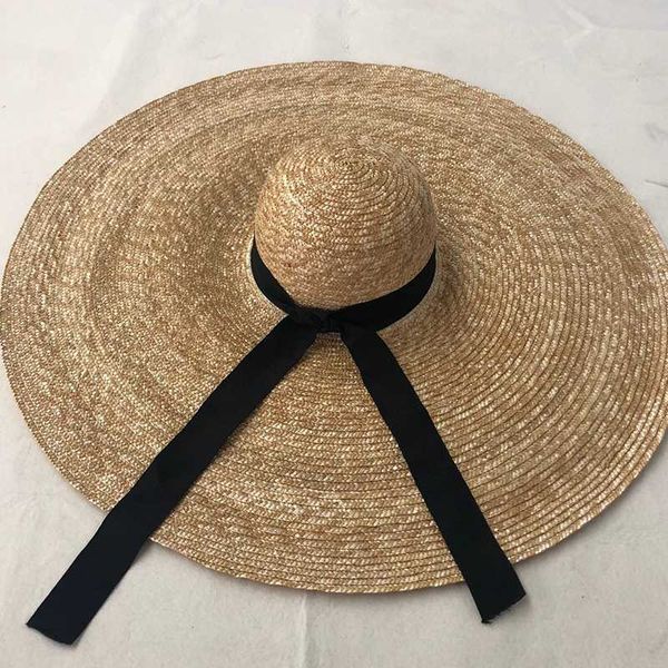 lvtzj new handmade women straw sun hats large wide brim gilrs natural straw panama beach sun caps for holiday, Blue;gray
lvtzj new handmade women straw sun hats large wide brim gilrs natural straw panama beach sun caps for holiday, Blue;gray