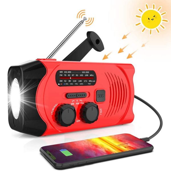 emergency solar hand crank radio, noaa weather radio, for am/fm, 3 led , 2000 mah power bank and sos alarm hot
emergency solar hand crank radio, noaa weather radio, for am/fm, 3 led , 2000 mah power bank and sos alarm hot