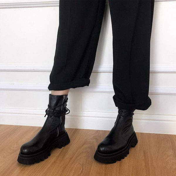 monerffi women casual boots brand lace-up outdoor woman fashion flat heel boots 2020 autumn zapatos mujer women's sell, Black
monerffi women casual boots brand lace-up outdoor woman fashion flat heel boots 2020 autumn zapatos mujer women's sell, Black