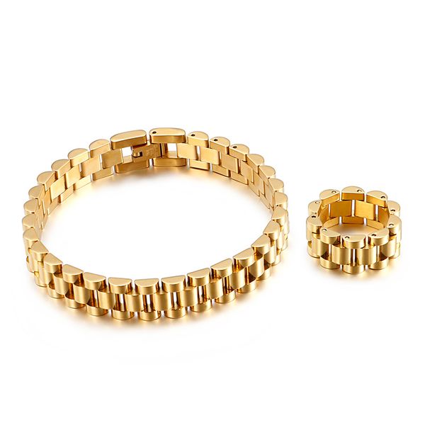 2020 xmas gifts bling for mens women brandnew jewelry set bracelet ring set stainless steel gold link chain bracelet bangle ring size 8#, Silver
2020 xmas gifts bling for mens women brandnew jewelry set bracelet ring set stainless steel gold link chain bracelet bangle ring size 8#, Silver