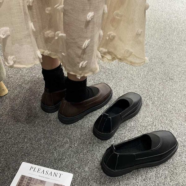 2020 spring and autumn new shallow flat shoes cute ins small leather shoes female retro students wild japanese college trend, Black
2020 spring and autumn new shallow flat shoes cute ins small leather shoes female retro students wild japanese college trend, Black