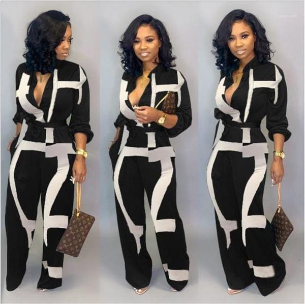 print rompers casual banndage single breasted womens jumpsuits with belt womens clothing designer fashion plaid newspaper, Black;white
print rompers casual banndage single breasted womens jumpsuits with belt womens clothing designer fashion plaid newspaper, Black;white