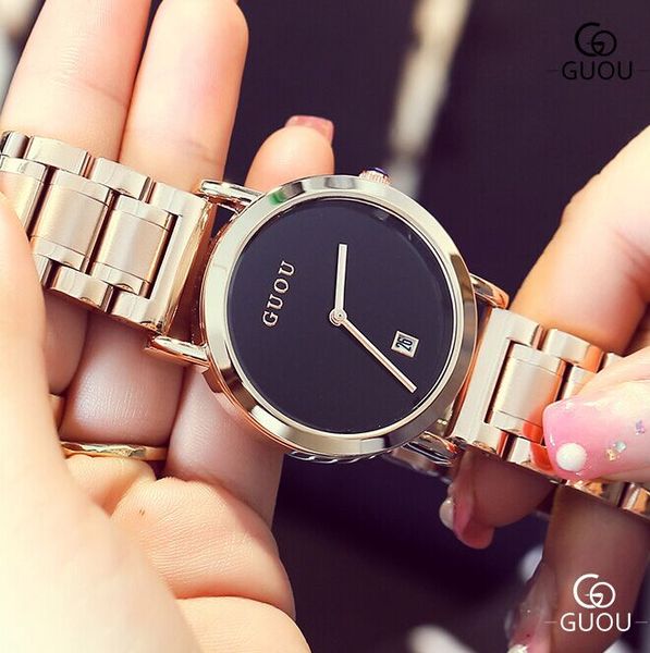 luxury fashion hk brand guou watch women dress wristwatch ladies bracelet watch clock calendar quartz watches for girl gift 2020, Slivery;brown
luxury fashion hk brand guou watch women dress wristwatch ladies bracelet watch clock calendar quartz watches for girl gift 2020, Slivery;brown