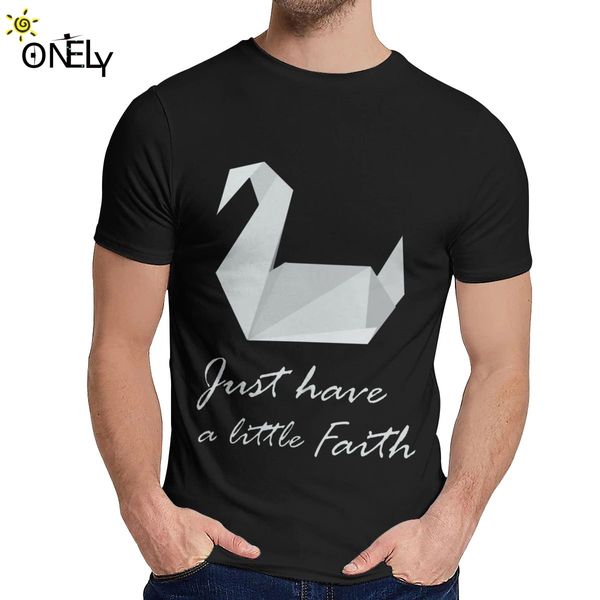 slim prison break just have faith t shirt man casual young style o-neck camiseta