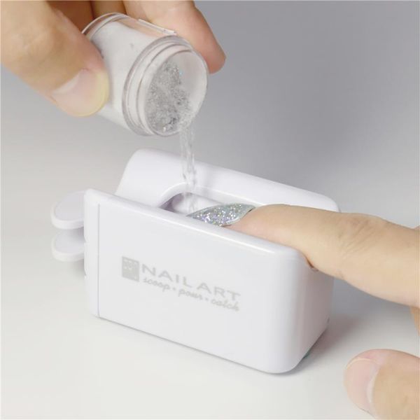 new portable dipping powder tray magic mirror powder recycling tray white nail sequin glitter storage box nail manicure tools, Silver;gold
new portable dipping powder tray magic mirror powder recycling tray white nail sequin glitter storage box nail manicure tools, Silver;gold
