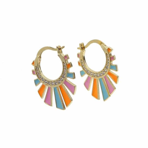 2020 new arrived shiny color enamel women wedding hoop earring with cz spike shape fashion earring jewelry womens accessories, Golden;silver
2020 new arrived shiny color enamel women wedding hoop earring with cz spike shape fashion earring jewelry womens accessories, Golden;silver