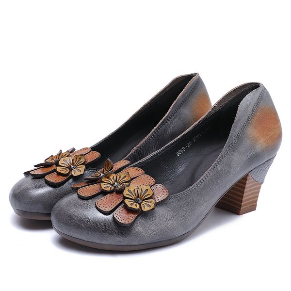 yourseason retro genuine leather women casual pumps round toe 2020 spring autumn slip on ladies handmade concise flower shoes, Black
yourseason retro genuine leather women casual pumps round toe 2020 spring autumn slip on ladies handmade concise flower shoes, Black