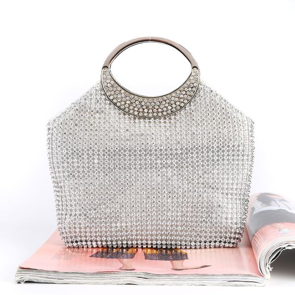 fashion new handmade luxury diamond evening bag with satin for wedding/banquet/party/porm
fashion new handmade luxury diamond evening bag with satin for wedding/banquet/party/porm