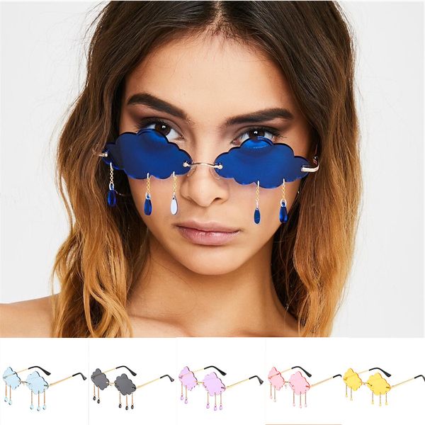 ttlife women rimless sunglasses 2020 vintage clouds tassel steampunk sunglasses men frameless punk glasses shades uv400 oculos, White;black
ttlife women rimless sunglasses 2020 vintage clouds tassel steampunk sunglasses men frameless punk glasses shades uv400 oculos, White;black