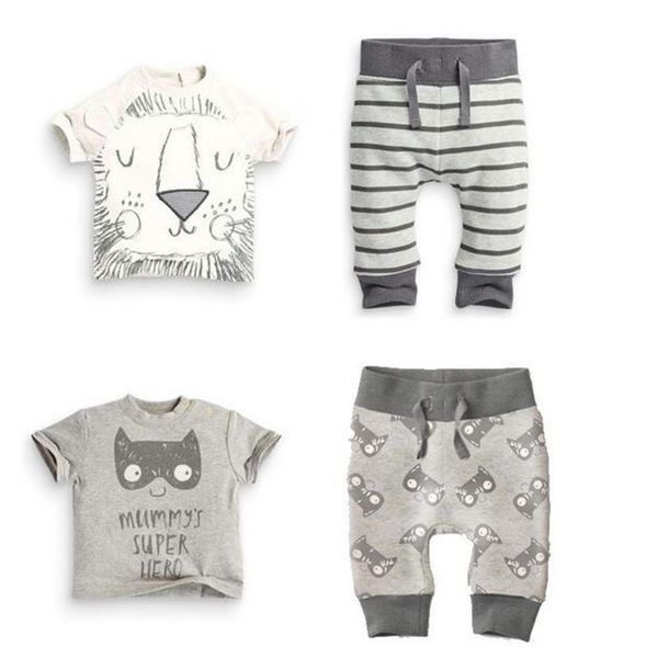 2020 летний стиль baby boy одежда наборы cotton маленькие монстры и львы с короткими рукавами 2 шт новорожденных малышей одежда y200803, White
2020 летний стиль baby boy одежда наборы cotton маленькие монстры и львы с короткими рукавами 2 шт новорожденных малышей одежда y200803, White