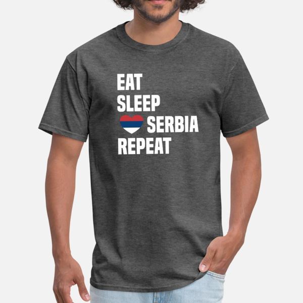 serbia t shirt men printed 100% cotton o neck natural graphic fashion summer style letters shirt