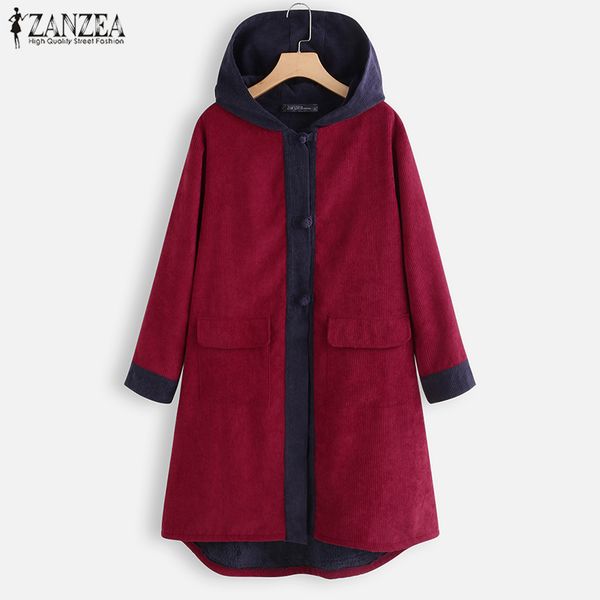 zanzea women corduroy coats winter hoodies fleece long jackets vintage long sleeve pacthwork outwear hooded warm coat plus size, Black;brown
zanzea women corduroy coats winter hoodies fleece long jackets vintage long sleeve pacthwork outwear hooded warm coat plus size, Black;brown