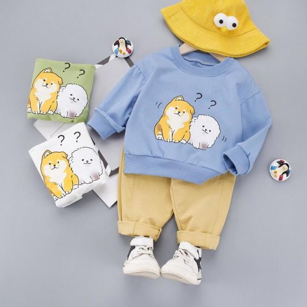 kids clothes toddler boys cartoon outfits baby boys summer printed dog long sleeve 2pcs set 1 2 3 4 years children clothing, White
kids clothes toddler boys cartoon outfits baby boys summer printed dog long sleeve 2pcs set 1 2 3 4 years children clothing, White