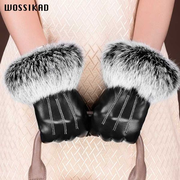 five fingers gloves leather winter touch screen genuine women pelucia lining driving fur luxurious mitaine femme mitten, Blue;gray
five fingers gloves leather winter touch screen genuine women pelucia lining driving fur luxurious mitaine femme mitten, Blue;gray