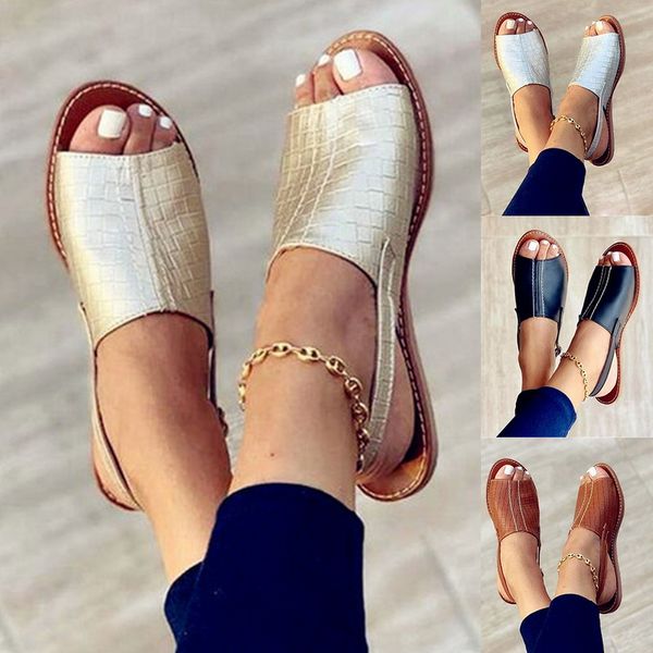 summer open toe strap flat sandals beach shoes elegent slippers casual wedges sandals all-match women's metal buckle outdoor pu, Black
summer open toe strap flat sandals beach shoes elegent slippers casual wedges sandals all-match women's metal buckle outdoor pu, Black