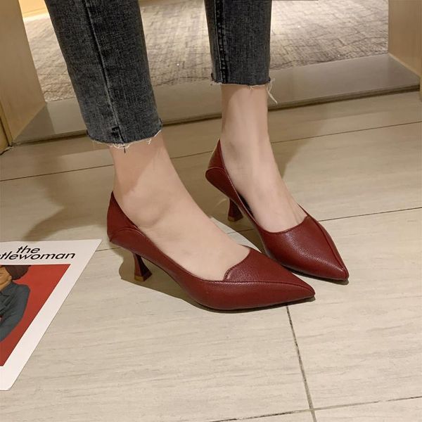 pu leather high heels women pointed toe pumps office work stiletto heels elegant high heel shoes women single shoes 2020, Black
pu leather high heels women pointed toe pumps office work stiletto heels elegant high heel shoes women single shoes 2020, Black