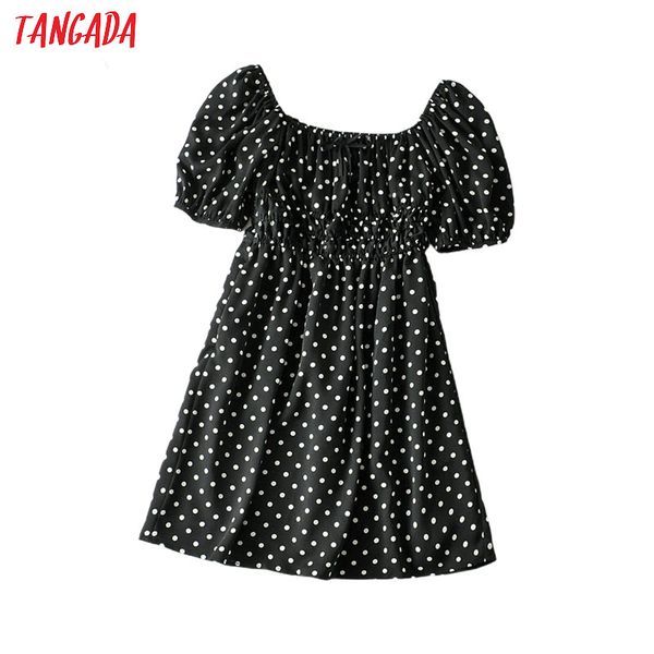 casual dresses tangada women dots print bow sweet summer dress shoulder off backless females mini vestidos 5w12, Black;gray
casual dresses tangada women dots print bow sweet summer dress shoulder off backless females mini vestidos 5w12, Black;gray