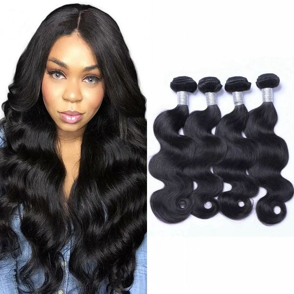 brazilian body wave bundles hair extensions unprocessed human hair weave bundles 8-26 inch natural color 4 pcs, Black
brazilian body wave bundles hair extensions unprocessed human hair weave bundles 8-26 inch natural color 4 pcs, Black