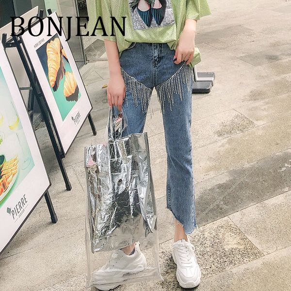 women's jeans bonjean tassel decoration straight pants for women 2021 summer bottom blue high waist denim with rhinestone bj1128
women's jeans bonjean tassel decoration straight pants for women 2021 summer bottom blue high waist denim with rhinestone bj1128