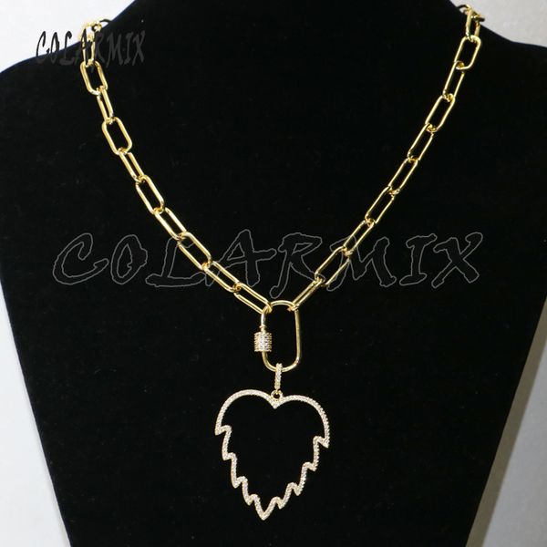 3strands leaf pendants necklace leaf necklace big link chain mix colors fashion zircon accessories for women 50345, Silver
3strands leaf pendants necklace leaf necklace big link chain mix colors fashion zircon accessories for women 50345, Silver