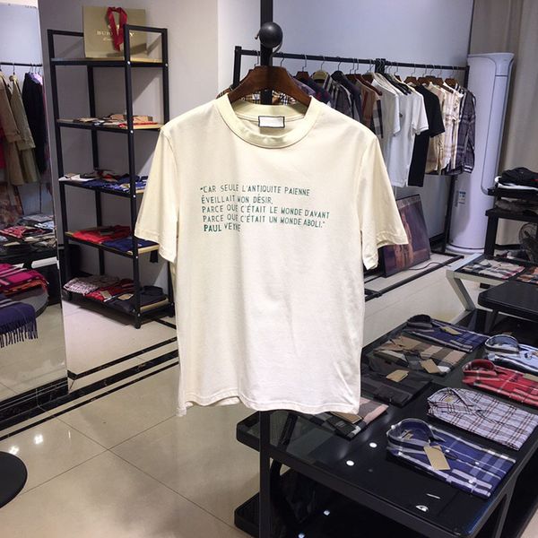 круиз 2020 luxury европа италия поль вен tshirt мода мужской дизайнер футболку женщина хлопок с коротким рукавом, White;black
круиз 2020 luxury европа италия поль вен tshirt мода мужской дизайнер футболку женщина хлопок с коротким рукавом, White;black