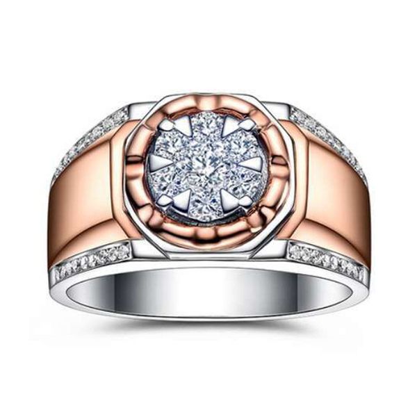 wedding rings for men wide version ring full drill two-tone rose gold flower shape zircon male ring micro-inlay simple jewelry, Golden;silver
wedding rings for men wide version ring full drill two-tone rose gold flower shape zircon male ring micro-inlay simple jewelry, Golden;silver