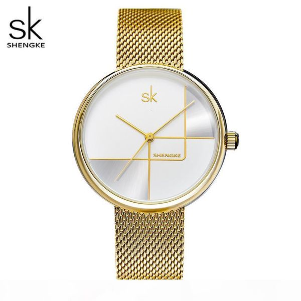 shengke gold watch women watches ladies milan mesh steel women's bracelet watches female clock relogio feminino montre femme, Slivery;brown
shengke gold watch women watches ladies milan mesh steel women's bracelet watches female clock relogio feminino montre femme, Slivery;brown