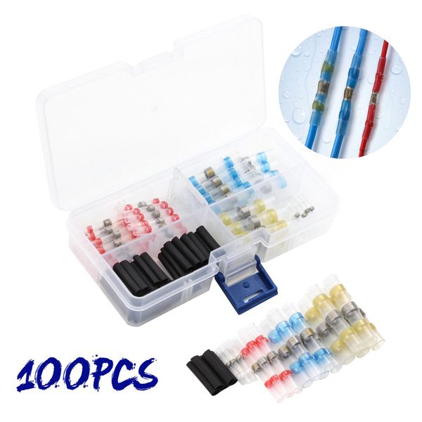 100шт электрических термоусадочный припой уплотнение terminal kit с коробкой wire connector
100шт электрических термоусадочный припой уплотнение terminal kit с коробкой wire connector