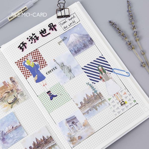 45 pcs/pack travel around world decorative sticker set diary album label stickers diy stationery stickers gift diary deco pack
45 pcs/pack travel around world decorative sticker set diary album label stickers diy stationery stickers gift diary deco pack