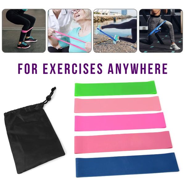 5 pcs sports exercise resistance bands set elastic booty band set for yoga home gym training fitness equipment
5 pcs sports exercise resistance bands set elastic booty band set for yoga home gym training fitness equipment
