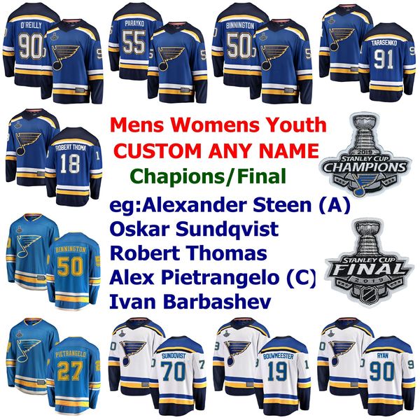 2019 кубок стэнли чемпионов st louis blues hockey jerseys tarasenko jersey ryan o'reilly binnington parayko alex pietrangelo custom shifted, Black;red
2019 кубок стэнли чемпионов st louis blues hockey jerseys tarasenko jersey ryan o'reilly binnington parayko alex pietrangelo custom shifted, Black;red
