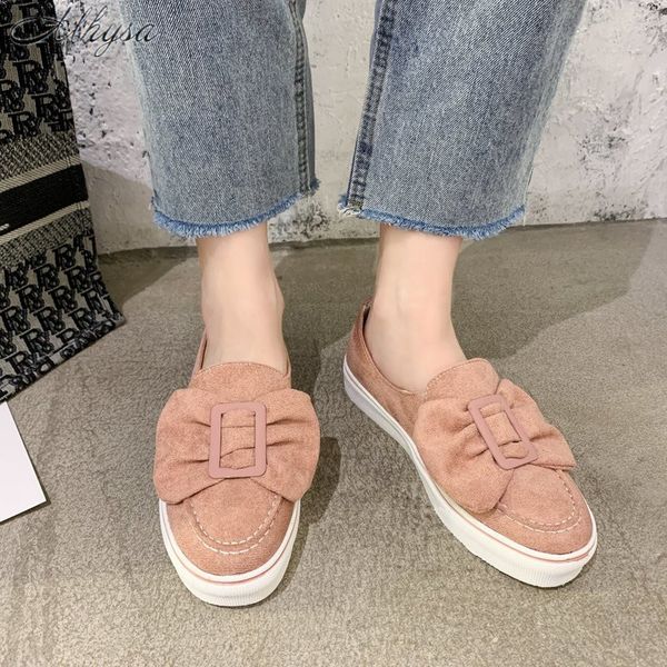 2020 new autumn women shoes flat bow flat slip-on shoes woman suede comfortable lightweight women flats zapatos de mujer, Black
2020 new autumn women shoes flat bow flat slip-on shoes woman suede comfortable lightweight women flats zapatos de mujer, Black