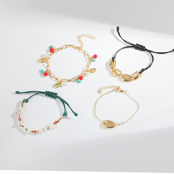 women bohemia bracelet wild fashion handmade shells jewelry for girls stackable gifts 2020 exquisite trend accessories, Black
women bohemia bracelet wild fashion handmade shells jewelry for girls stackable gifts 2020 exquisite trend accessories, Black
