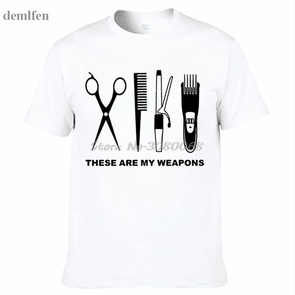brand clothing summer fashion hairdresser t shirt men short sleeve cotton barber weapons t-shirt cool tees 
brand clothing summer fashion hairdresser t shirt men short sleeve cotton barber weapons t-shirt cool tees