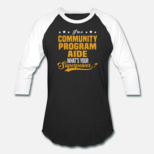 community program aide t shirt men printed cotton o neck gents crazy funny spring autumn letter shirt
community program aide t shirt men printed cotton o neck gents crazy funny spring autumn letter shirt