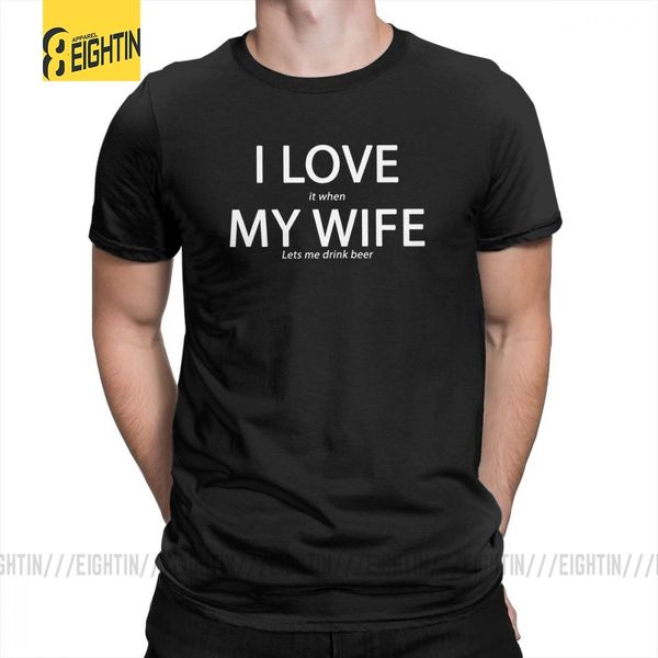 i love it when my wife lets me drink beer t-shirts charm short sleeved crewneck tee shirt novelty mens purified cotton t shirts
i love it when my wife lets me drink beer t-shirts charm short sleeved crewneck tee shirt novelty mens purified cotton t shirts