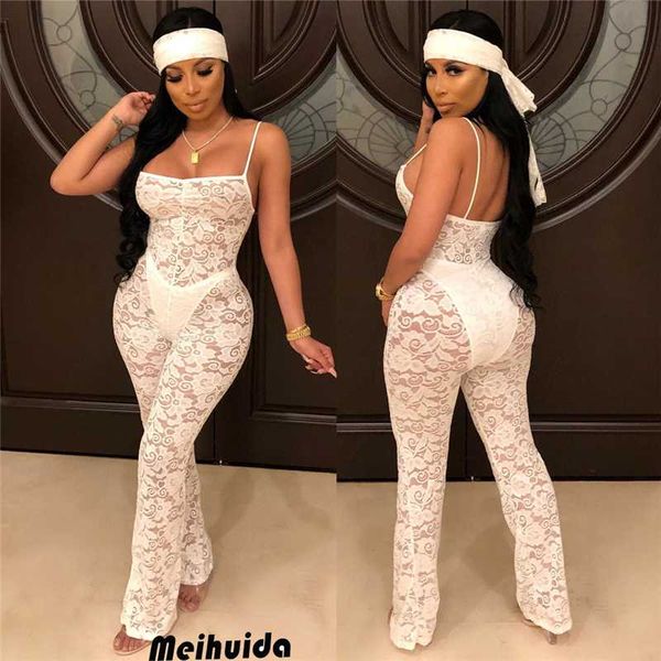 2020 fashion women camisole jumpsuit lace tulle perspective sleeveless summer bodysuit long trousers see through playsuit, Black;white
2020 fashion women camisole jumpsuit lace tulle perspective sleeveless summer bodysuit long trousers see through playsuit, Black;white