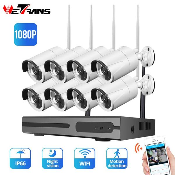 wetrans 1080p 8ch video surveillance camera system wifi nvr outdoor night vision full hd cctv wireless home security camera kit
wetrans 1080p 8ch video surveillance camera system wifi nvr outdoor night vision full hd cctv wireless home security camera kit