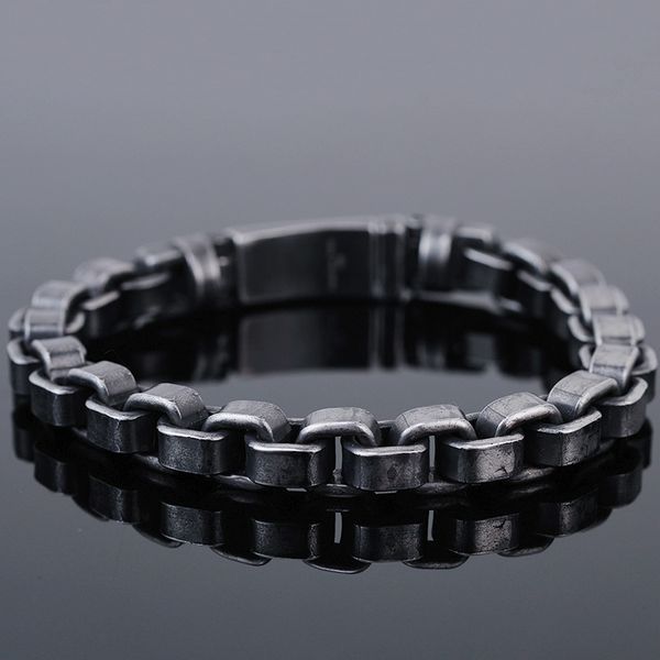classic black stainless steel bracelets for men 9mm wide man bracelet bangle hip hop cast hand jewelry accessories
classic black stainless steel bracelets for men 9mm wide man bracelet bangle hip hop cast hand jewelry accessories